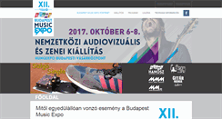 Desktop Screenshot of budapestmusicexpo.com